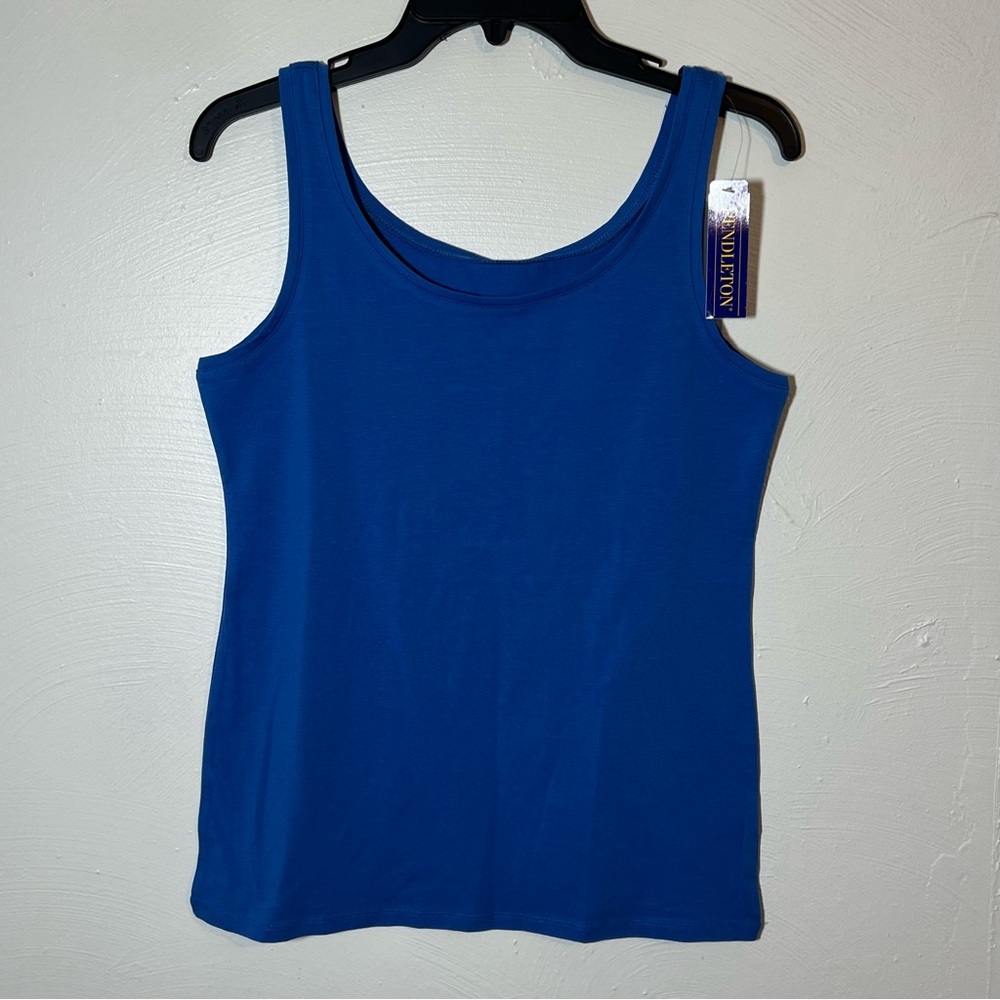 Pendleton Blue Tank Top Size Small